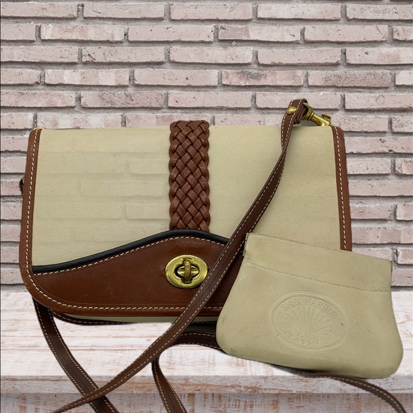 Bar Harbor Handbags - Vintage Bar Harbor Small Crossbody bag + Coin Purse
